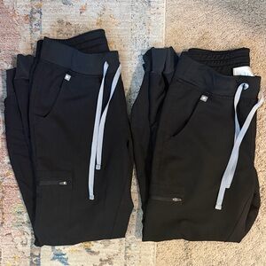 Figs Black Medical Scrub Pants - Women's